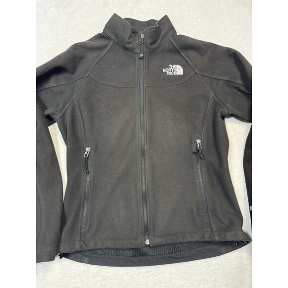 The North Face Windwall Full Zip Black Fleece Hiking Gorpcore Jacket Womens Med - Picture 1 of 7